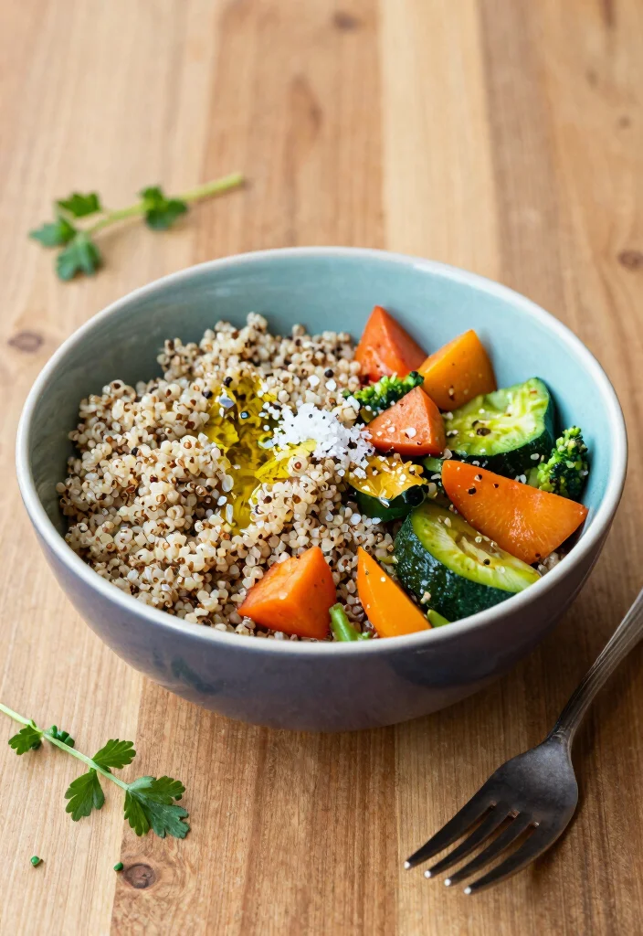 12 Bland Dinner Recipes for Gentle Comfort Eating 89 12 Bland Dinner Recipes for Gentle Comfort Eating 9. Quinoa with Steamed Vegetables 0