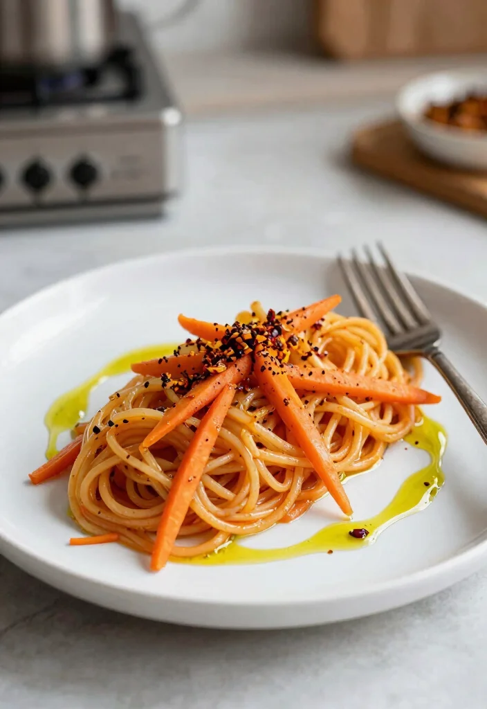 12 Carrot Dinner Recipes for Sweet and Savory Meals 111 12 Carrot Dinner Recipes for Sweet and Savory Meals 11. Spiced Carrot Noodles 0