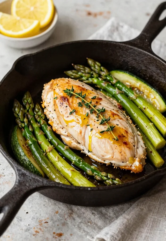 12 Cast Iron Skillet Dinner Recipes for One Pan Cooking 4. Lemon Herb Chicken 0
