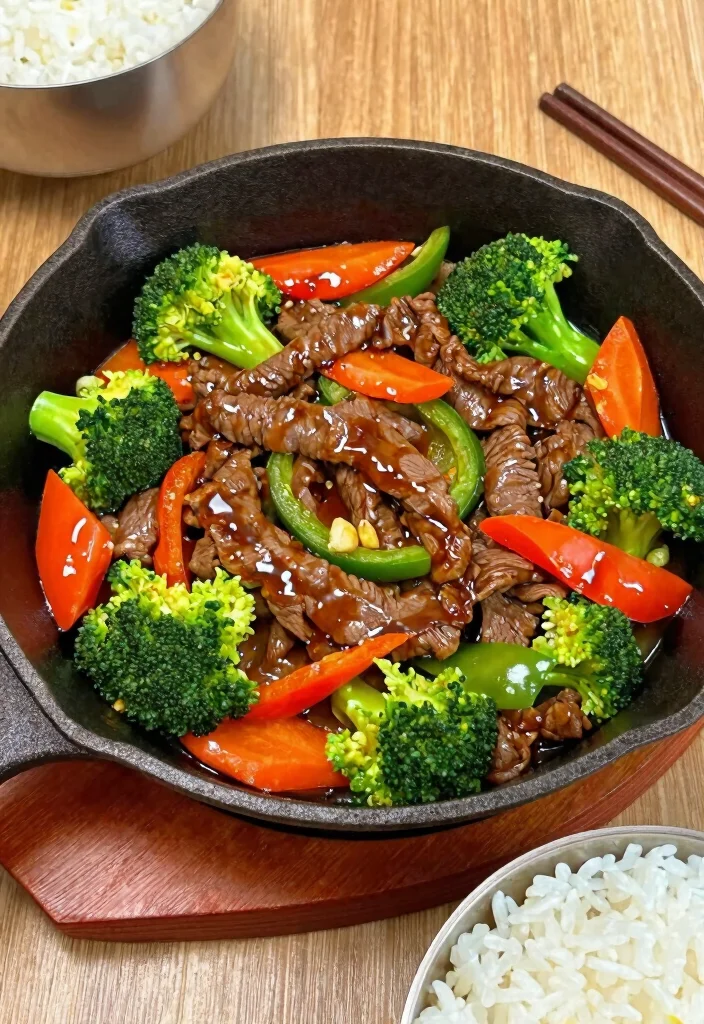 12 Cast Iron Skillet Dinner Recipes for One Pan Cooking 6. Beef Stir Fry 0