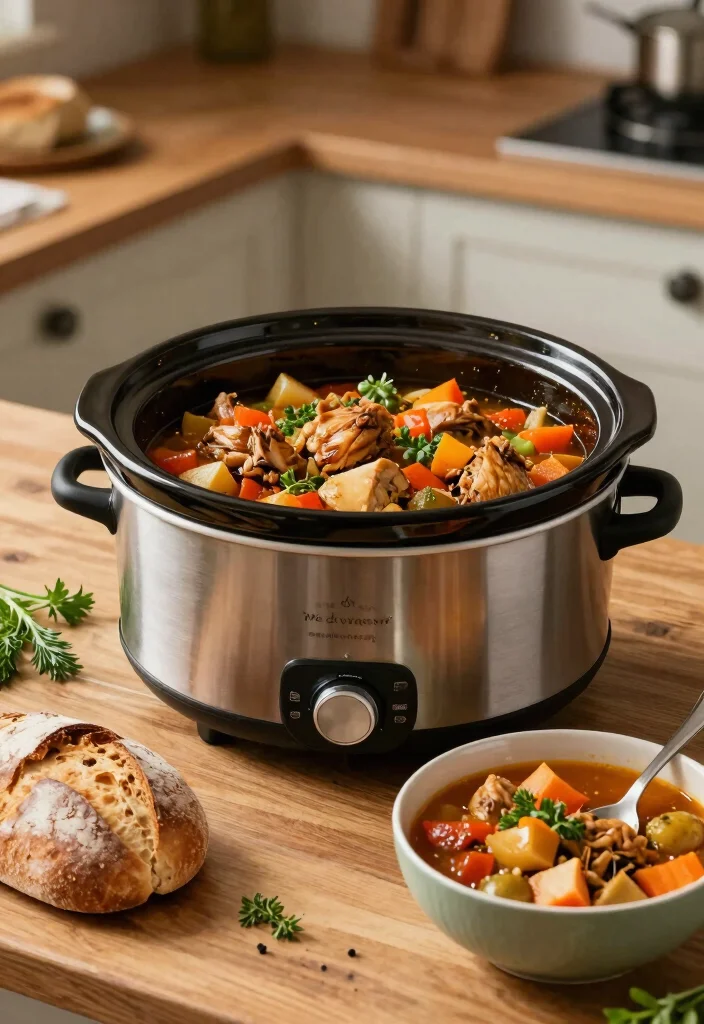 12 Easy Healthy Slow Cooker Recipes for Busy Days 1 12 Easy Healthy Slow Cooker Recipes for Busy Days 1. Classic Chicken and Vegetable Stew 0