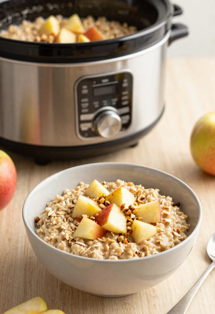 12 Easy Healthy Slow Cooker Recipes for Busy Days 111 12 Easy Healthy Slow Cooker Recipes for Busy Days 11. Apple Cinnamon Oatmeal 0