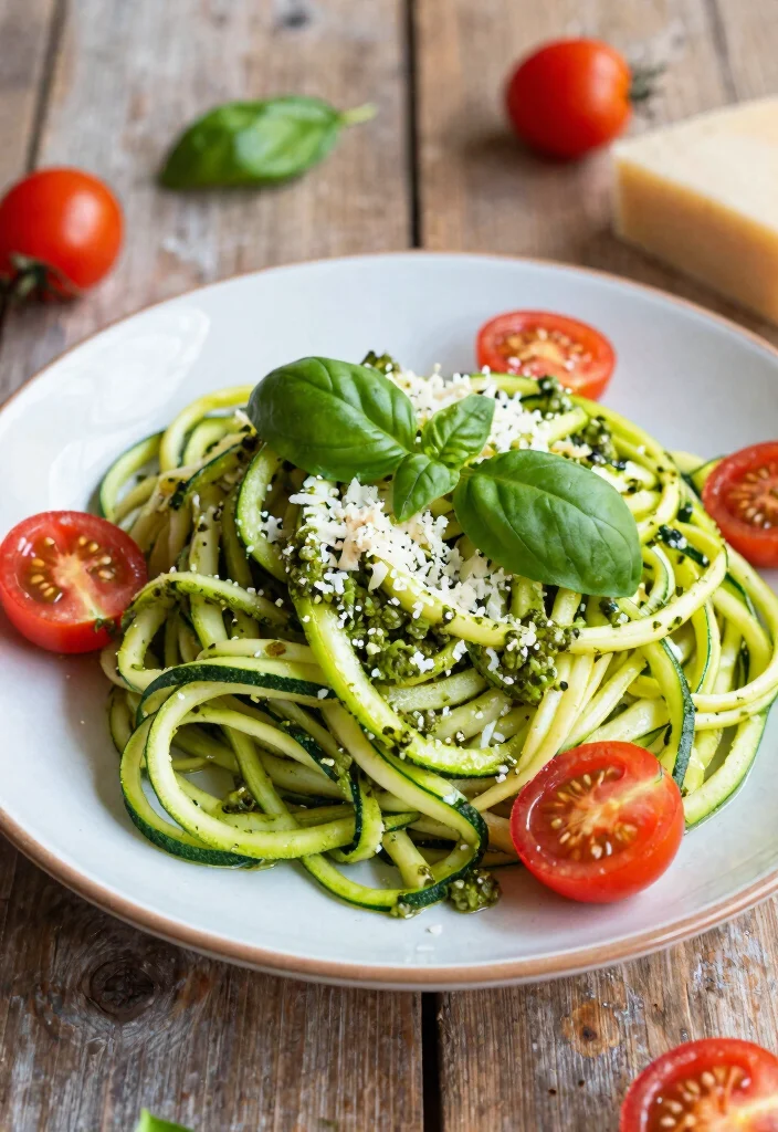 12 Family Dinner Recipes Everyone Will Enjoy 11. Zucchini Noodles with Pesto 0