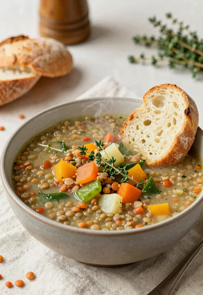 12 Family Dinner Recipes Everyone Will Enjoy 7. Lentil and Vegetable Soup 0