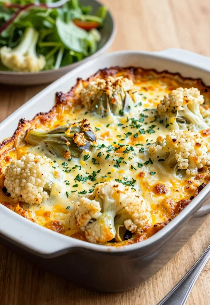 12 Healthy Artichoke Recipes for Light Mediterranean Flavor 11. Artichoke and Cauliflower Bake 0
