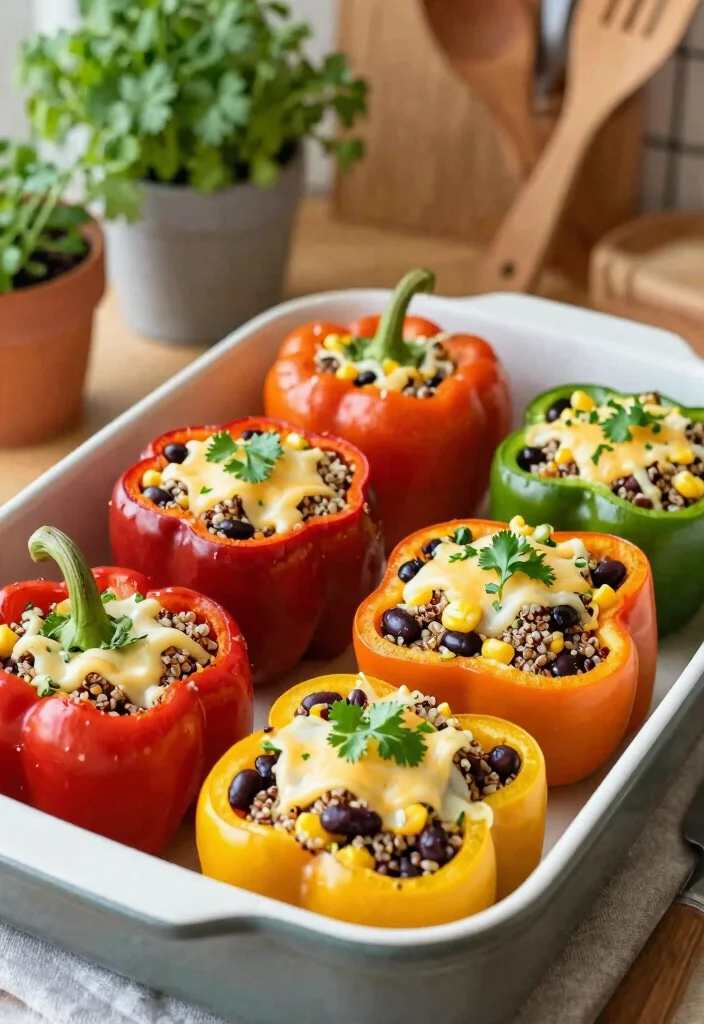 12 Healthy Bell Pepper Recipes for Fresh Colorful Dishes 1. Stuffed Bell Peppers with Quinoa and Black Beans 0
