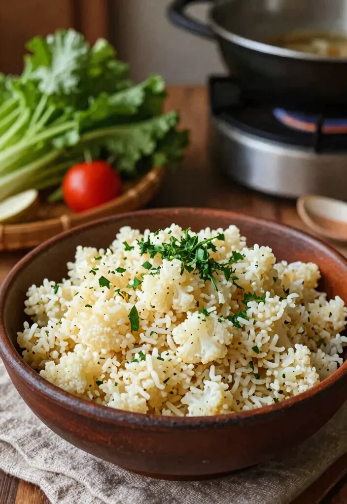12 Healthy Filipino Recipes with Lighter Traditional Flavor 89 12 Healthy Filipino Recipes with Lighter Traditional Flavor 9. Garlic Cauliflower Rice 0