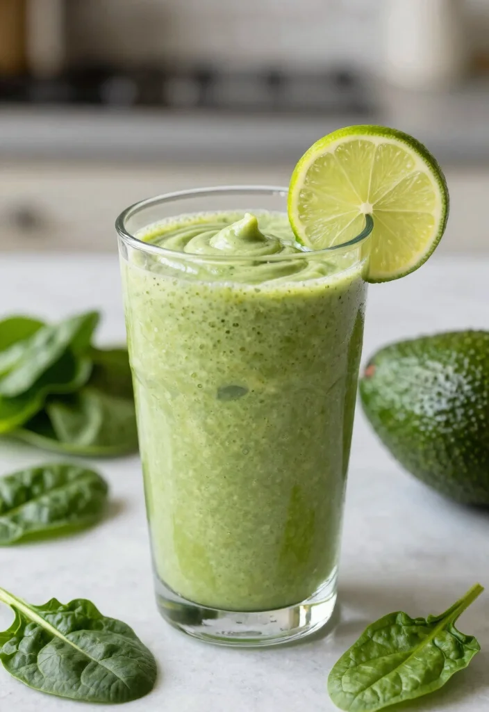 12 Healthy Green Juice Recipes for Fresh Daily Nutrition 9. Spinach and Avocado Cream 0
