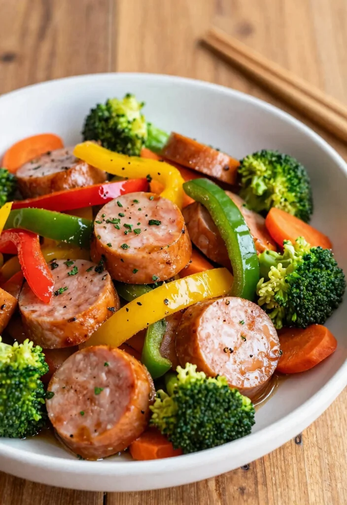 12 Healthy Kielbasa Recipes for Lean Savory Meals 1. Colorful Kielbasa Stir Fry 0