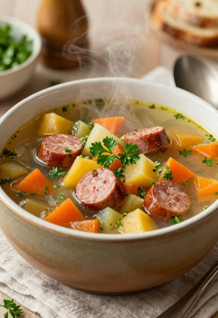 12 Healthy Kielbasa Recipes for Lean Savory Meals 6. Kielbasa Vegetable Soup 0