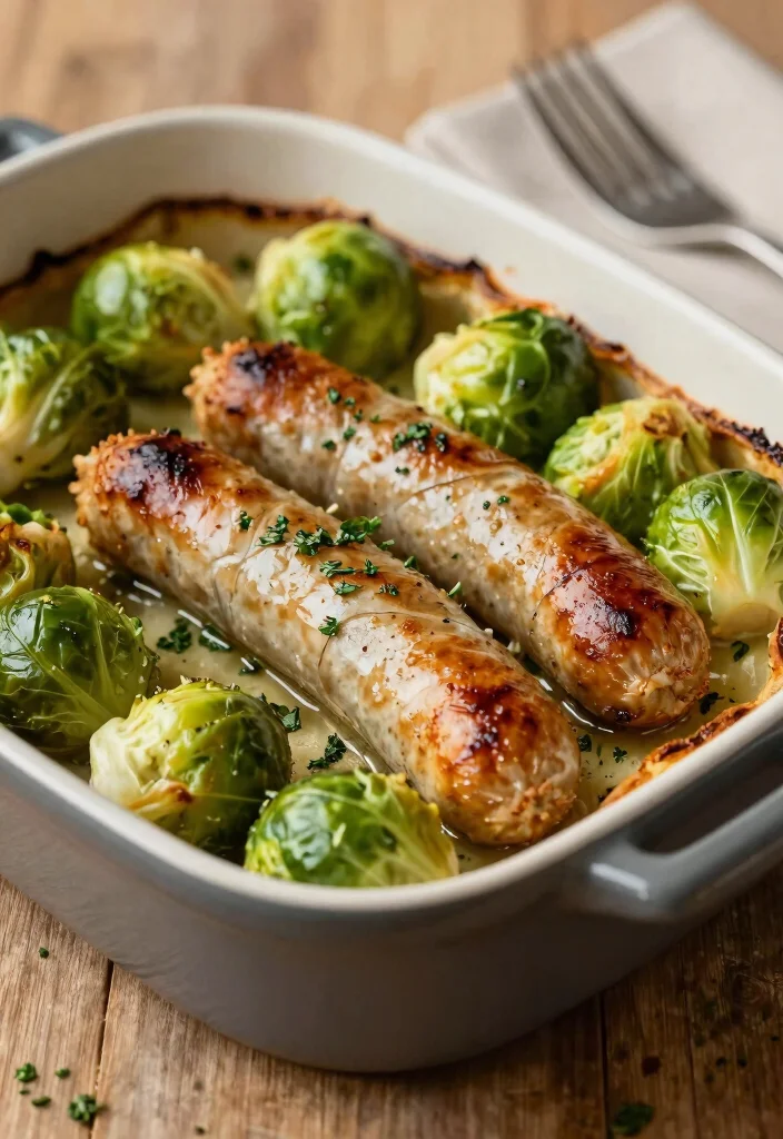 12 Healthy Kielbasa Recipes for Lean Savory Meals 8. Baked Kielbasa with Brussel Sprouts 0