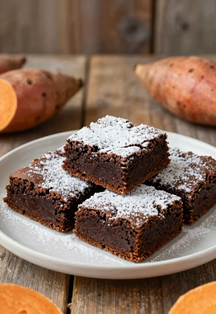 12 Healthy Light Dessert Recipes for Guilt Free Sweets 100 12 Healthy Light Dessert Recipes for Guilt Free Sweets 10. Sweet Potato Brownies 0
