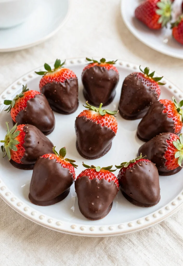 12 Healthy Light Dessert Recipes for Guilt Free Sweets 111 12 Healthy Light Dessert Recipes for Guilt Free Sweets 11. Chocolate Covered Strawberries 0