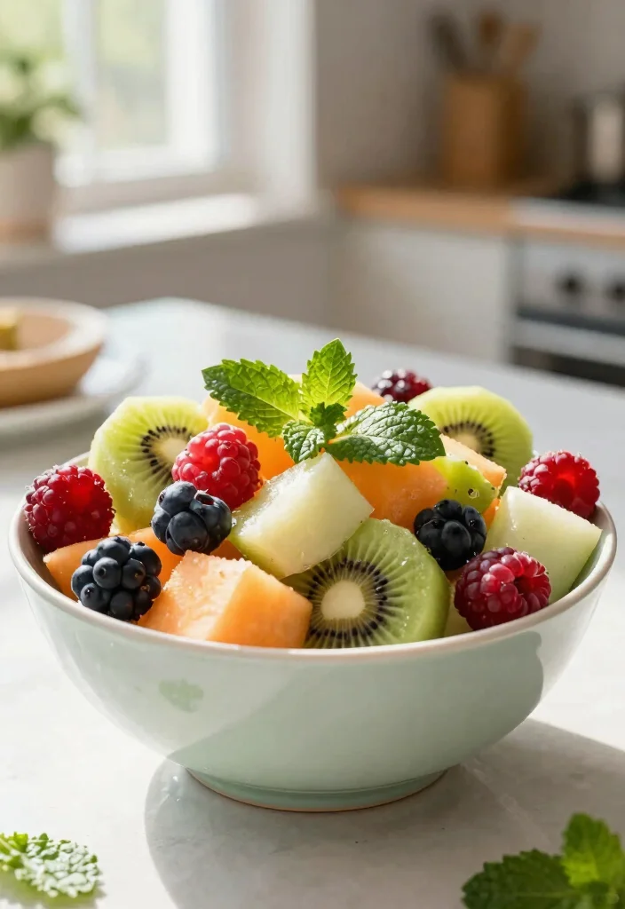 12 Healthy Light Dessert Recipes for Guilt Free Sweets 122 12 Healthy Light Dessert Recipes for Guilt Free Sweets 12. Fruit Salad with Mint 0