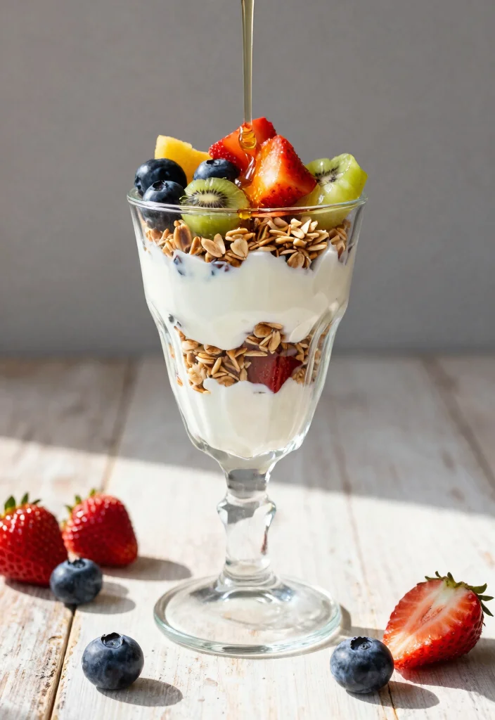 12 Healthy Light Dessert Recipes for Guilt Free Sweets 34 12 Healthy Light Dessert Recipes for Guilt Free Sweets 4. Greek Yogurt Parfait 0