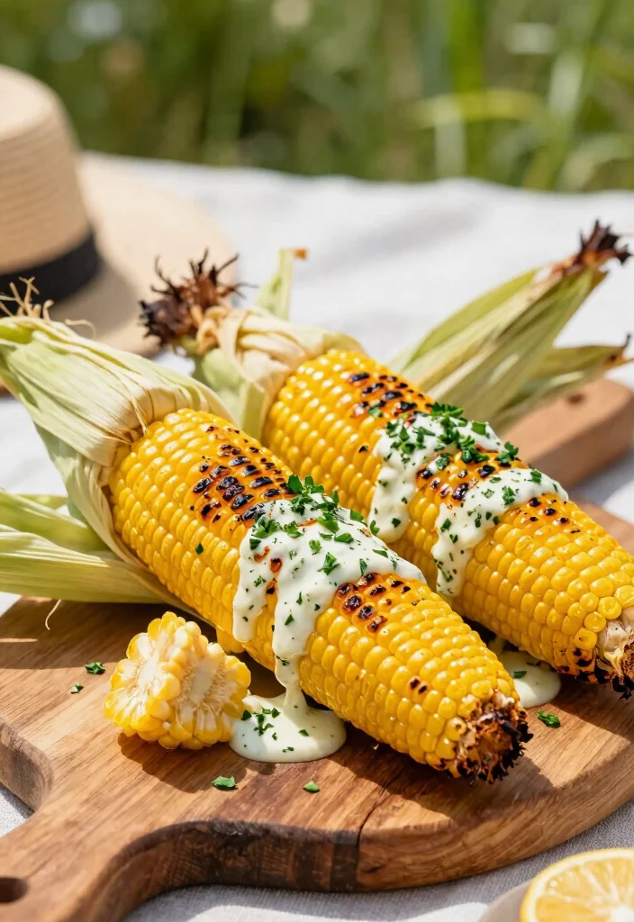 12 Summertime Dinner Recipes for Light Fresh Meals 12. Grilled Corn on the Cob with Herb Butter 0