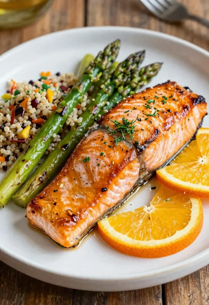 12 Summertime Dinner Recipes for Light Fresh Meals 2. Citrus Glazed Salmon 0