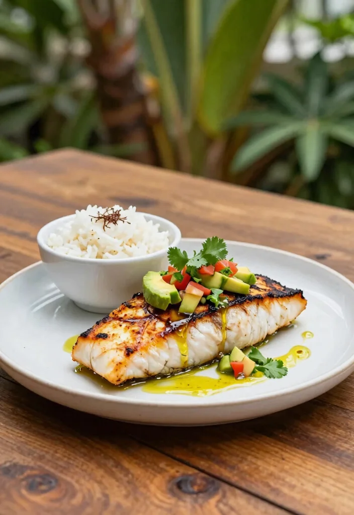 12 Summertime Dinner Recipes for Light Fresh Meals 4. Spicy Grilled Mahi Mahi with Avocado Salsa 0
