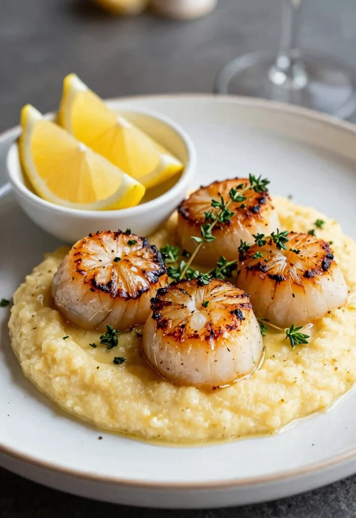 12 Summertime Dinner Recipes for Light Fresh Meals 5. Herb and Garlic Grilled Scallops 0