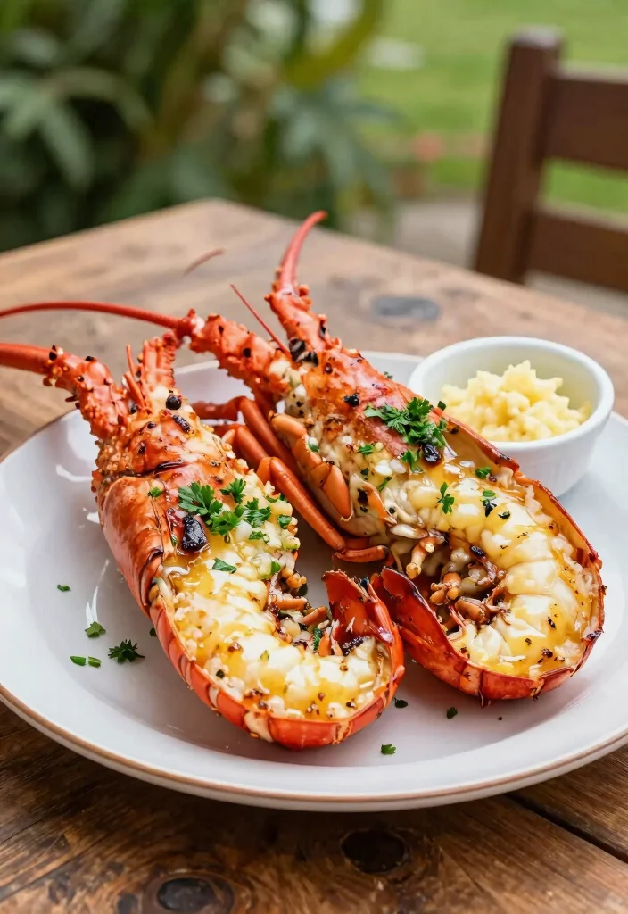 12 Summertime Dinner Recipes for Light Fresh Meals 9. Garlic Butter Grilled Lobster Tails 0