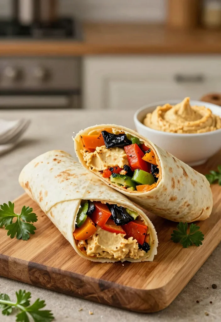 12 Tortilla Dinner Recipes for Quick Versatile Meals 122 12 Tortilla Dinner Recipes for Quick Versatile Meals 12. Spicy Hummus and Roasted Veggie Tortilla Wraps 0