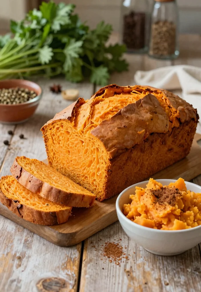 12 Vegan Bread Recipes for Soft Homemade Loaves 3. Sweet Potato Bread 0