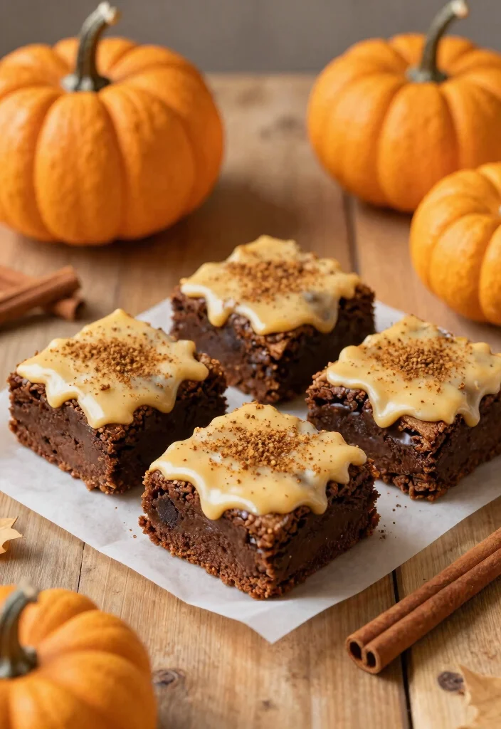 12 Vegan Brownie Recipes for Rich Fudgy Treats 10. Pumpkin Spice Brownies 0