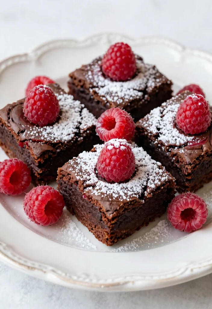 12 Vegan Brownie Recipes for Rich Fudgy Treats 12. Raspberry Swirl Brownies 0
