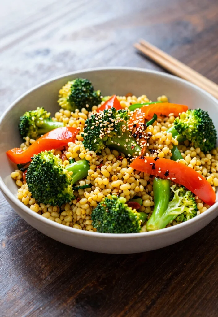 12 Vegan Millet Recipes for Nutritious Plant Based Meals 5. Spicy Millet and Vegetable Stir Fry 0
