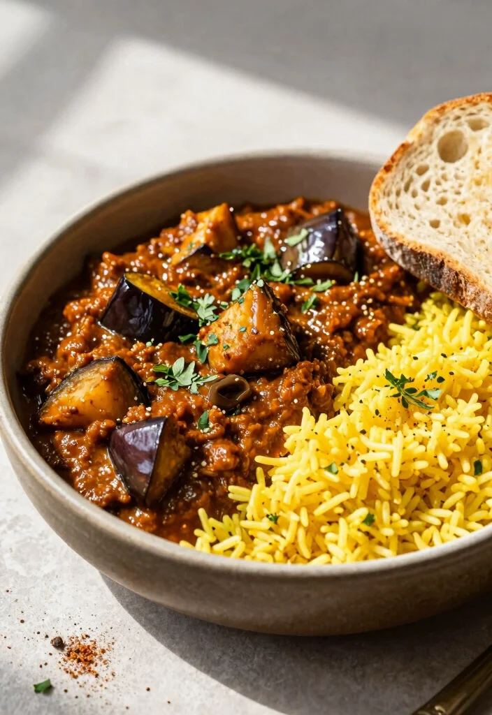 12 Vegan Persian Recipes with Fragrant Spiced Flavor 23 12 Vegan Persian Recipes with Fragrant Spiced Flavor 3. Vegan Khoresht Bademjan Eggplant Stew 0