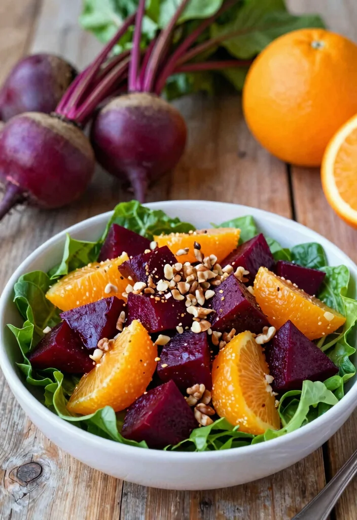 12 Vegan Slaw Recipes for Fresh Crunchy Sides 9. Roasted Beet and Orange Slaw 0