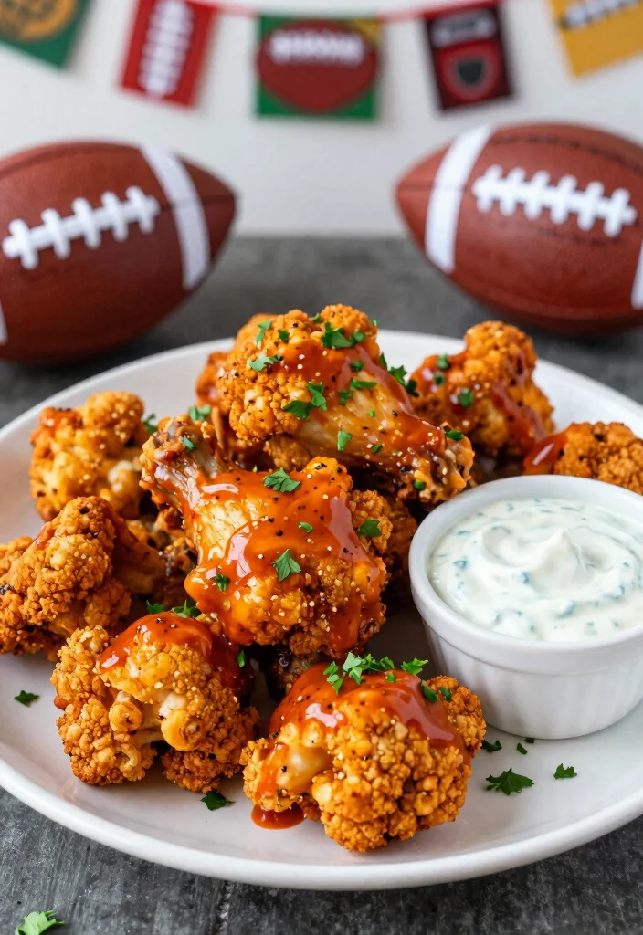 12 Vegan Super Bowl Recipes for Crowd Friendly Snacks 2. Creamy Vegan Buffalo Cauliflower Wings 0