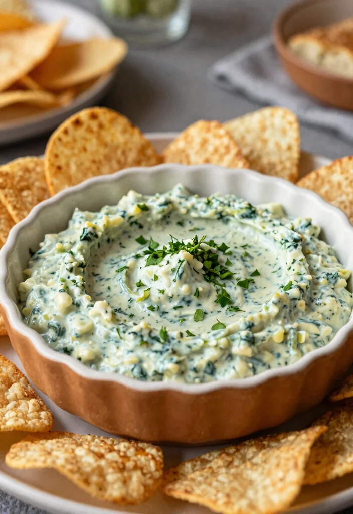 12 Vegan Super Bowl Recipes for Crowd Friendly Snacks 5. Vegan Spinach Artichoke Dip 0