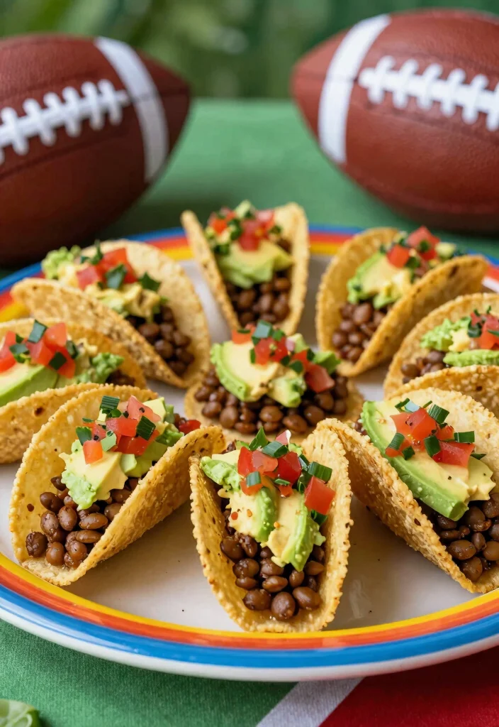 12 Vegan Super Bowl Recipes for Crowd Friendly Snacks 9. Vegan Taco Cups 0