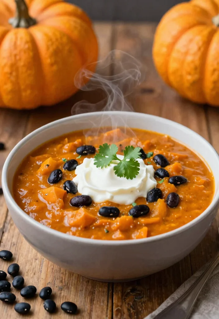 12 Vegan Winter Soup Recipes for Cozy Plant Based Bowls 12. Pumpkin and Black Bean Chili 0