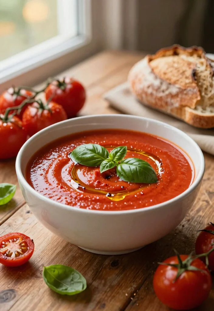 12 Vegan Winter Soup Recipes for Cozy Plant Based Bowls 2. Roasted Tomato Basil Soup 0