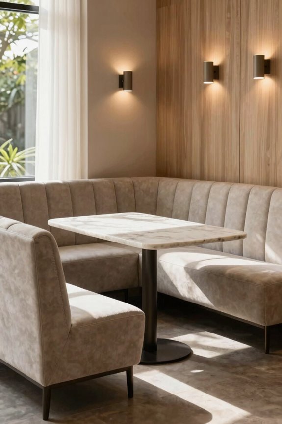 banquette options by brand and price