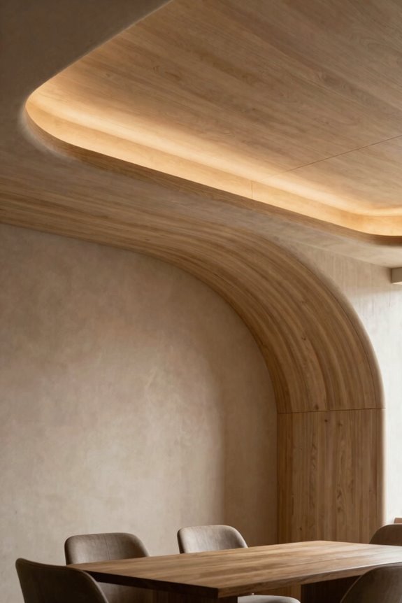 barrel ceilings curved elegance details