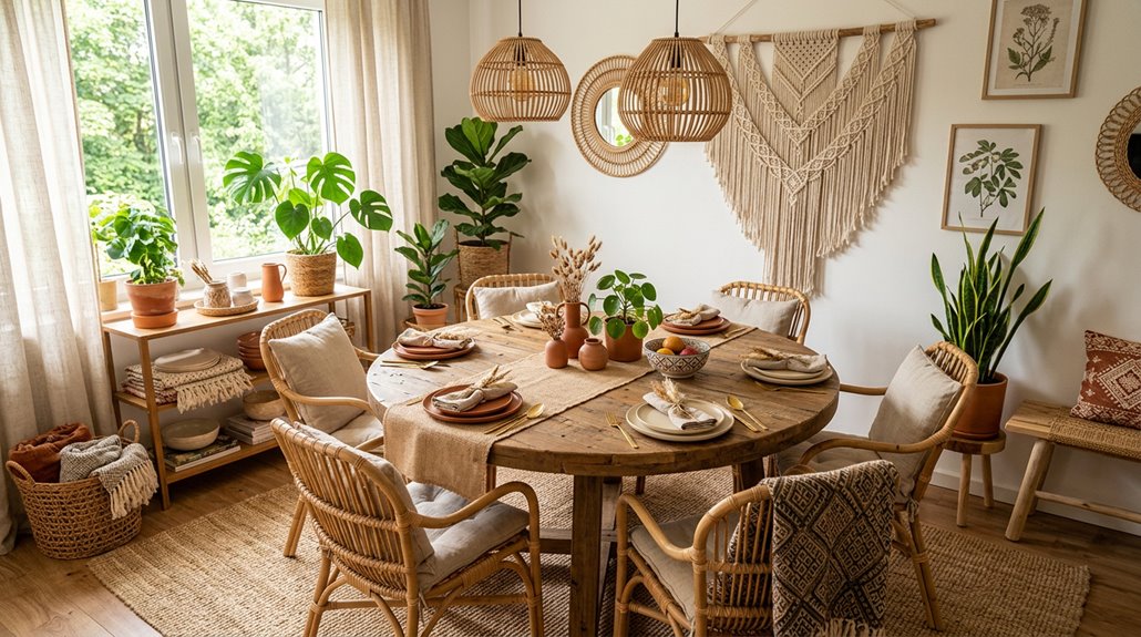 boho dining room ideas