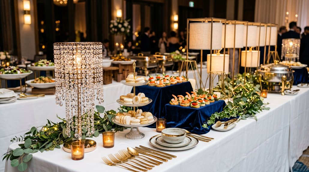 buffet table decor ideas