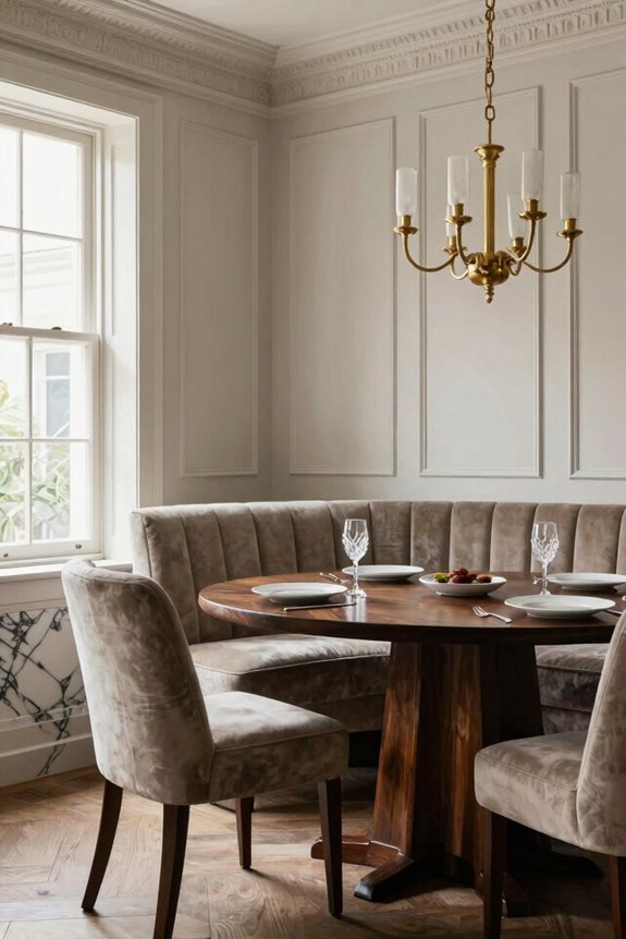 classic transitional dining elegance