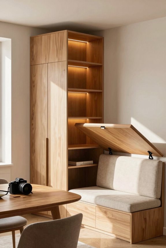 10 Dining Room Storage Ideas to Maximize Your Space 6 corner storage hidden banquettes under stair racks