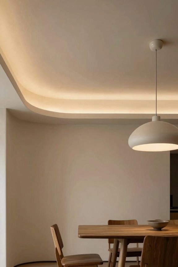 cove ceilings subtle sophistication blending