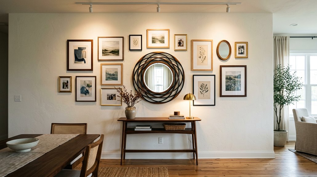 dining room picture wall layout ideas
