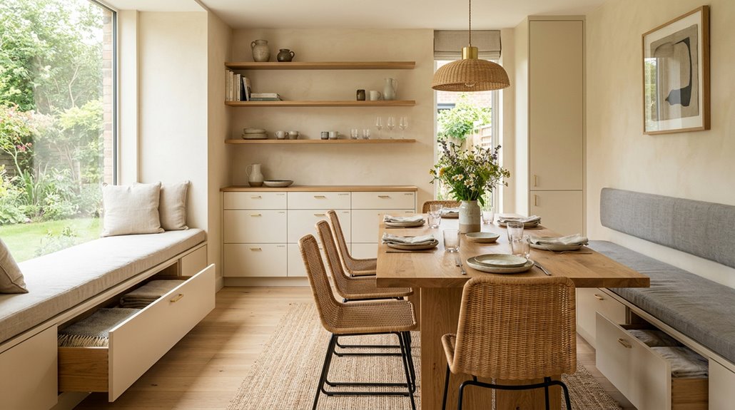 dining room storage ideas for space