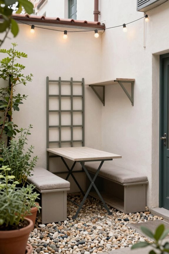 Outdoor Dining Room Ideas for Small Spaces 7 dual purpose outdoor dining furniture