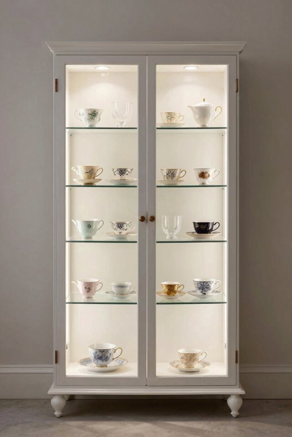 empty clear cohesive cabinet transformation