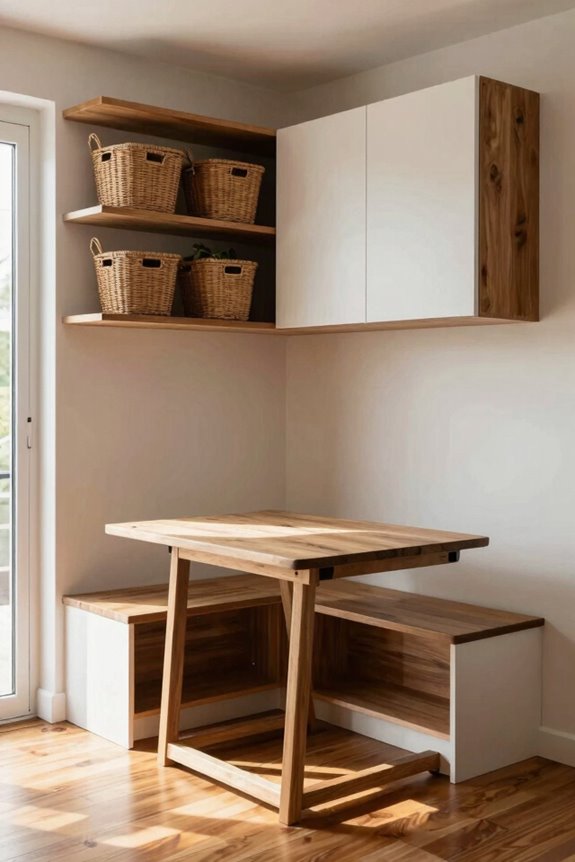 10 Dining Room Storage Ideas to Maximize Your Space 8 floating shelves maximize storage space