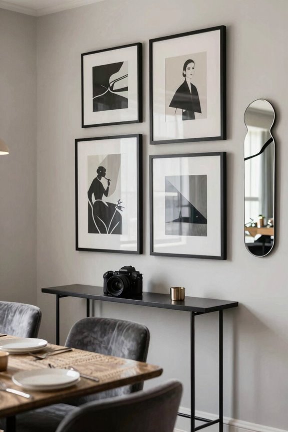 3 Stylish Ideas for Your Dining Room Corner 1 gallery wall creates visual depth and impact
