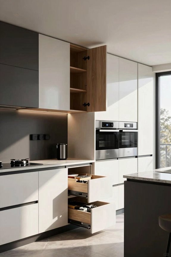 hidden smart clutter free storage